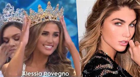 Alessia Rovegno Se Corona Como La Nueva Miss Per Universo