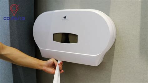 Large Double Roll Toilet Paper Dispenser Cd-8032a - Buy Double Roll ...