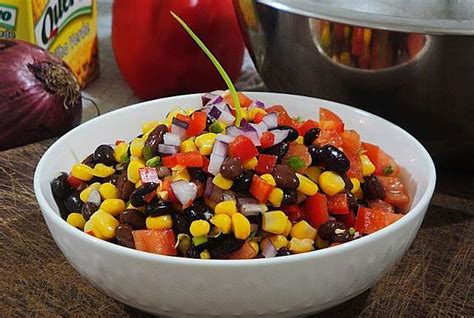 Salada de feijão preto e milho Receita Petitchef