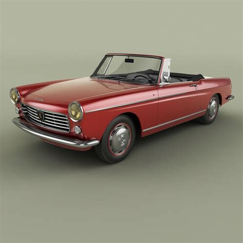 Peugeot 404 Cabriolet 3D Model - TurboSquid 1748763