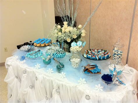 Winter Wonderland Sweet Sixteen Centerpieces