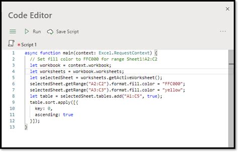 Introduction To Office Scripts In Excel Hot Sex Picture