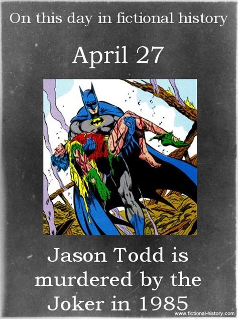 Happy Death-Day Jason Todd! | Comics Amino