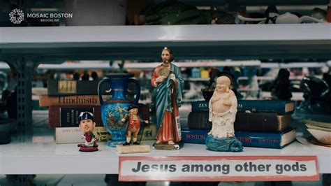 Jesus Among other gods sermon graphic from Mosaic Boston | thrift store ...