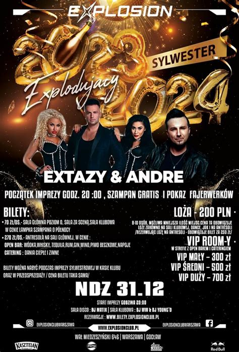 Gwiazdy Disco Polo W Klubie Explosion Na Sylwestra Zagraj Andre I Extazy