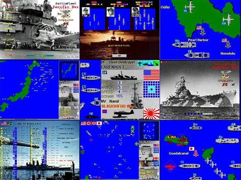 Battlefleet Pacific War Main Window Strategy Lights Series Naval