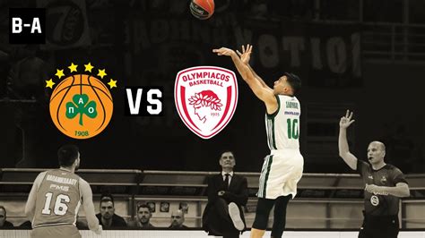 Panathinaikos Vs Olympiacos Full Highlights Basket League Top