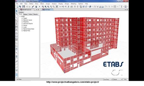 Etabs Project Etabs Project Topicsstructural Engineering Projects In