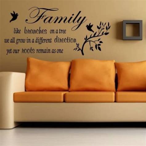 Family wording Wall Sticker