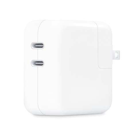 อะแดปเตอร์แปลงไฟ Usb C แบบพอร์ตคู่ขนาด 35 วัตต์ Apple 35w Dual Usb C Port Power Adapter 2022