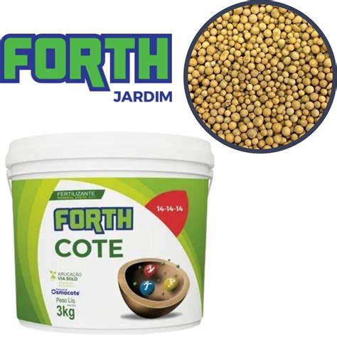 Adubo Fertilizante Osmocote Forth Cote 14 14 14 3kg Submarino