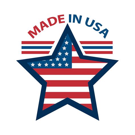 Made In Usa Emblem Vector Art At Vecteezy