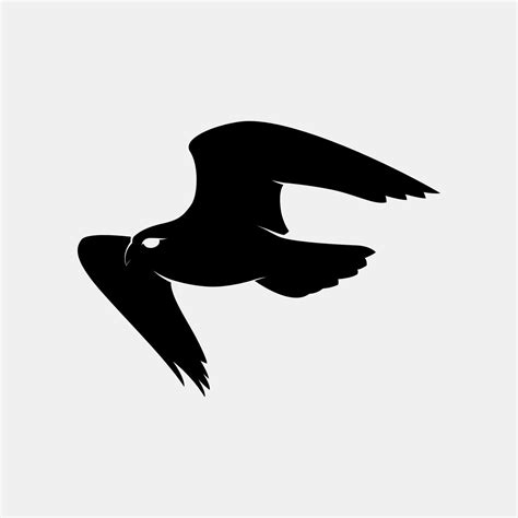 falcon vector silhouette 11542449 Vector Art at Vecteezy