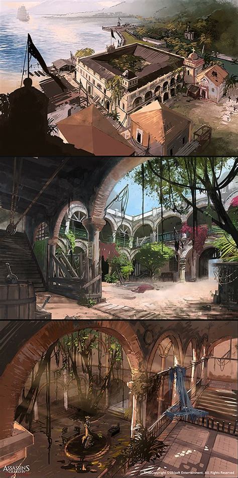 David Alvarez Assassins Creed Black Flag Environment Concept Art