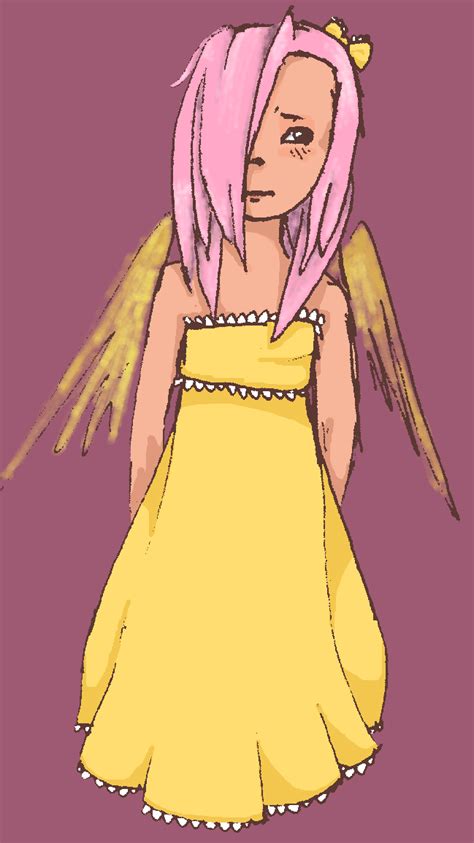 MLP Fluttershy - Human form by Baikanure on DeviantArt