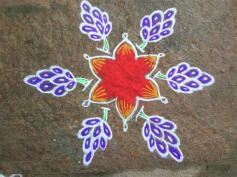 Top 20 Latest Simple Kolam Designs With Dots Images