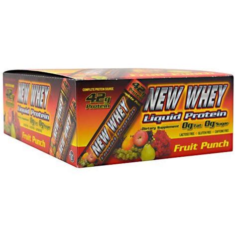 New Whey Nutrition Newwhey 42 Liquid Protein Fruit Punch 12 Containers Check Out This Great