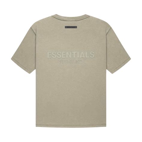 Slum Ltd Fear Of God Essentials T Shirt Pitachio