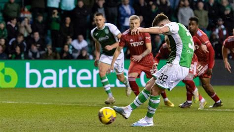 Josh Campbell Thankful For Penalty Duties To Complete Hibernian Hat