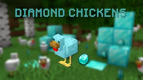 Diamond Chicken From The Minecraft April Fools Update Minecraft 20 Minecraft Data Pack