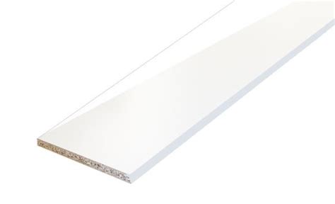 Swansea Timber White Melamine Shelving Boards 2440 X 305 X 15mm