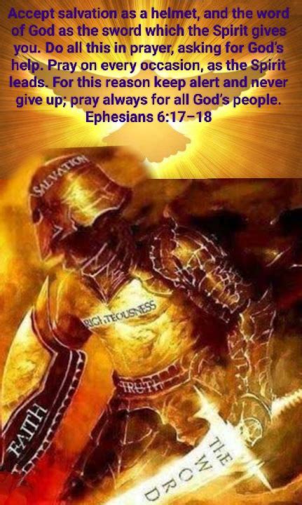 Ephesians 617 18 Prayers And Petitions