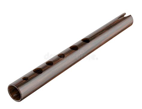 Wooden Flute Isolated Quena Stock Illustrations 8 Wooden Flute