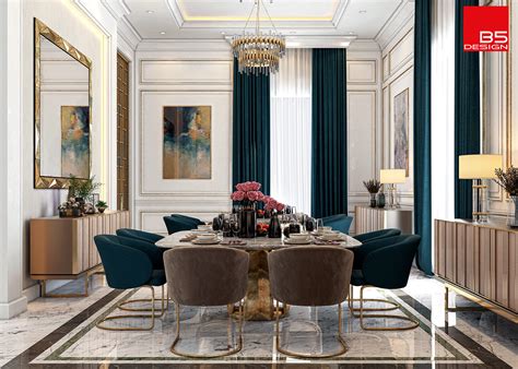 Luxurious Neo Classic Dining Room On Behance