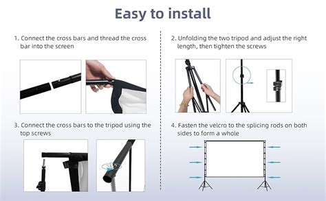 Amazon Projector Screen With Stand Wootfairy Inch Portable