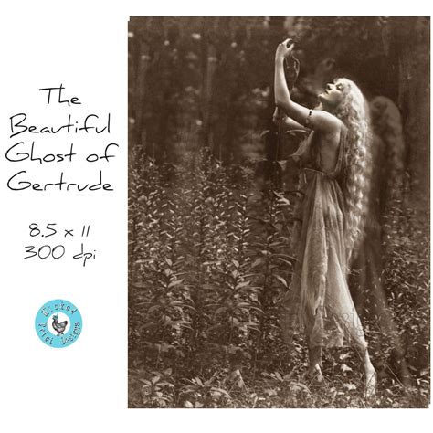 Spirit Ghost Antique Photography Printable Instant Art Paper - Etsy