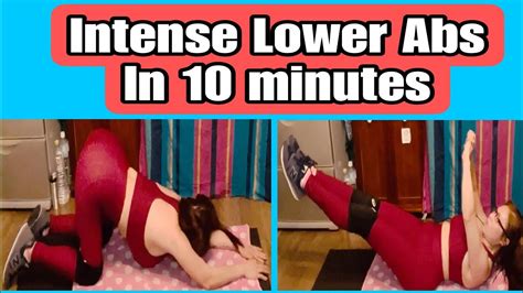 Intense Lower Abs Workout Challenge Get A Toned Belly Workout At Home No Equipment