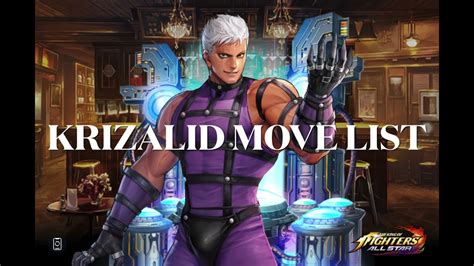 KOF ALL STAR Krizalid Moves YouTube