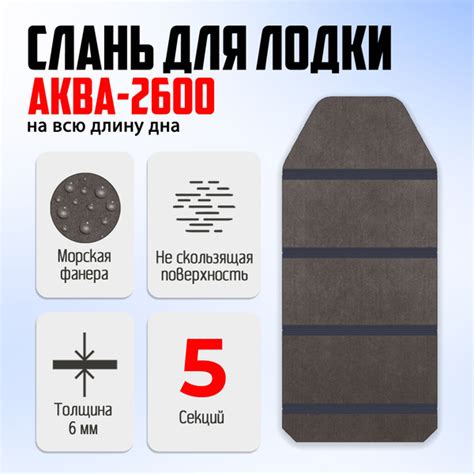 Прочие аксессуары и комплектующие для судов Броня Слань-А_179_80 ...