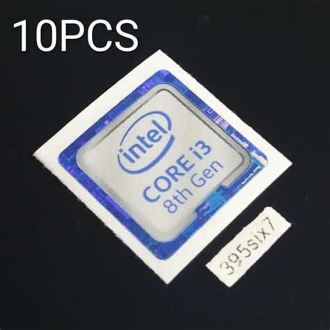 10pcs Intel Core I3 8th Gen Sticker 18mm X 18mm 8th Generation Ebay