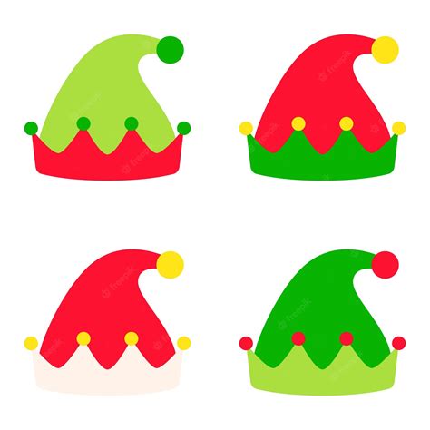 Red And Green Elf Hat Clip Art Red And Green Elf Hat Image Elf