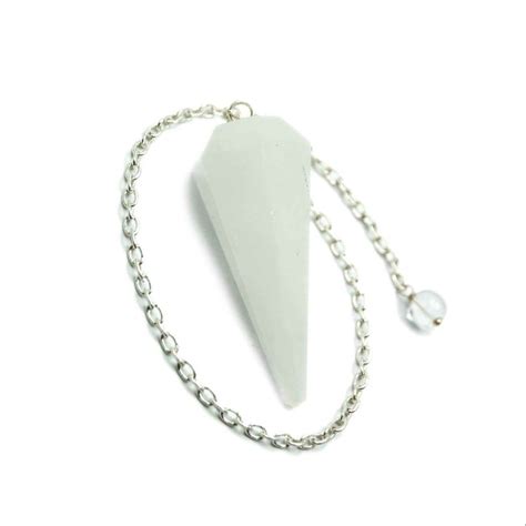 White Selenite Gemstone Dowsing Cone Pendulum At Rs Piece In Jaipur