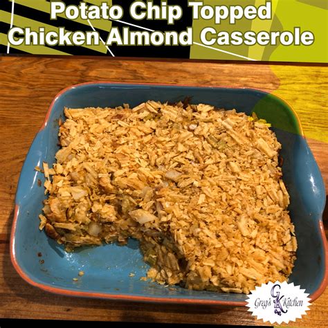 Potato Chip Topped Chicken Almond Casserole