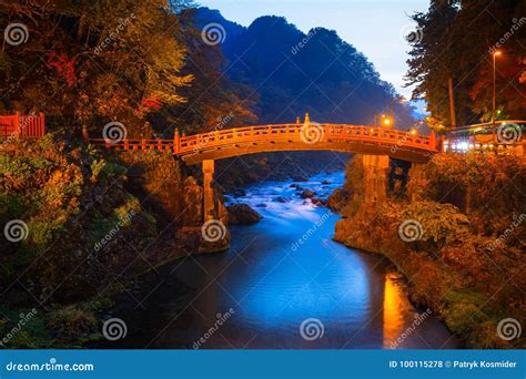 Shinkyo Bridge during Autumn in Nikko Stock Photo - Image of nature ...