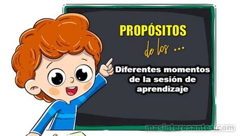 Prop Sito De Los Diferentes Momentos De La Sesi N De Aprendizaje