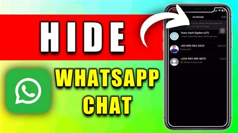 How To Hide Chat In WhatsApp 2024 Method YouTube