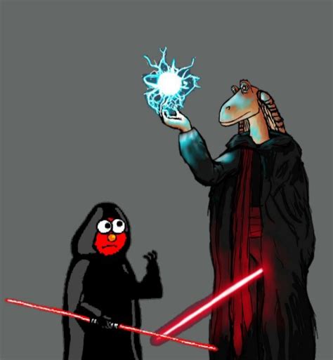 Darth Jar Jar And His Apprentice Darth Elmo By Sirkobestar On Deviantart