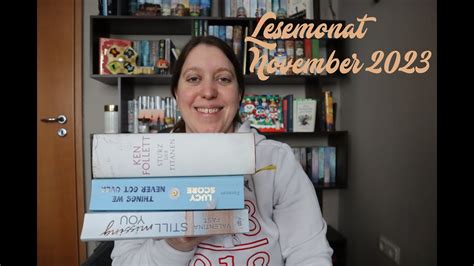 Gelesen Mein Lesemonat November Janina Liest Youtube