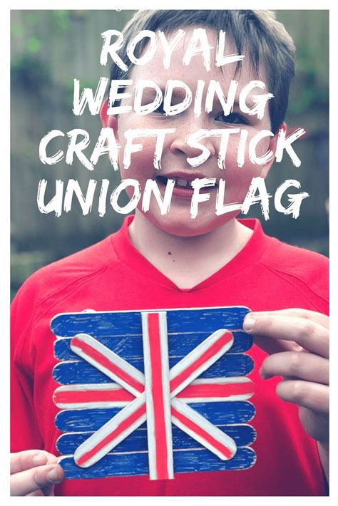 Royal Wedding craft stick union flag craft for kids to celebrate the ...