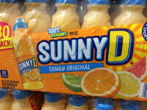 Sunny Delight Sports Cap 24113 Ounce Bottles Costcochaser