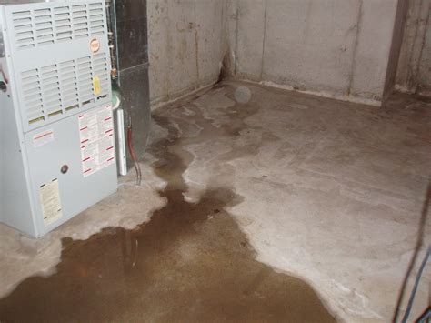 Water Seeping Through Finished Basement Floor