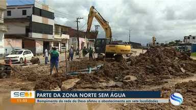 Se Tv Edi O Parte Da Zona Norte De Aracaju Est Gua Globoplay