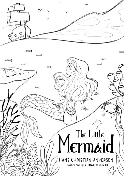 The Little Mermaid - Book Cover on Behance