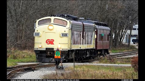 Railreel Rude Crew Cn Osr Ingersoll Ontario Nov Youtube