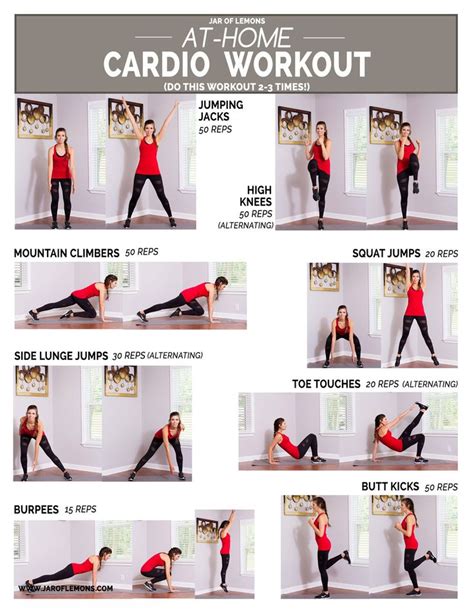 At Home Cardio Workout Cardio Workout At Home Cardio At Home Hiit