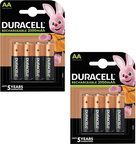 Duracell Aa Pack De Piles Rechargeables Pr Charg Es Mah